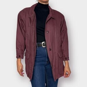 90s Towne London Fog Mauve Chore‎ Coat